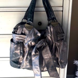 Kooba silver hobo bag